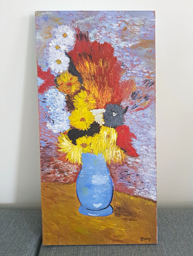 Gemälde stillleben blumen - gemälde,,