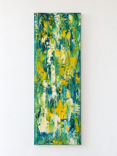 Abstraktes acrylgemälde - abstraktes,