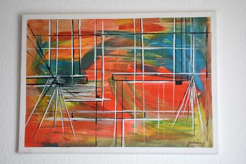 Abstrakte malerei modern - malerei,