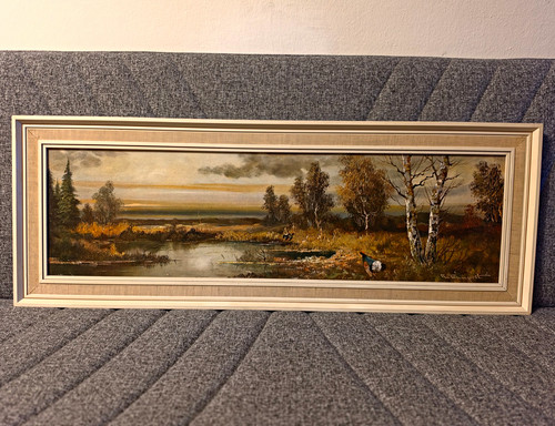 Gerahmtes gemälde landschaft - gemälde,
