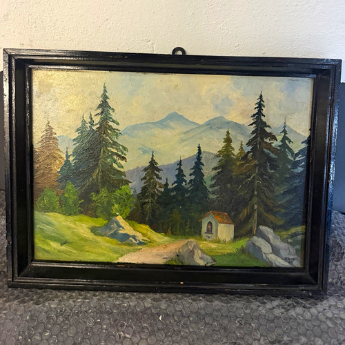 Altes tiroler ölgemälde - tiroler,
